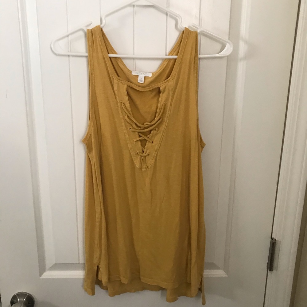 Lace up Tank Top